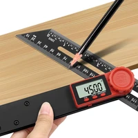 angle measuring ruler digital display angle ruler level ruler straight ruler woodworking angle ruler digital caliper line ruler