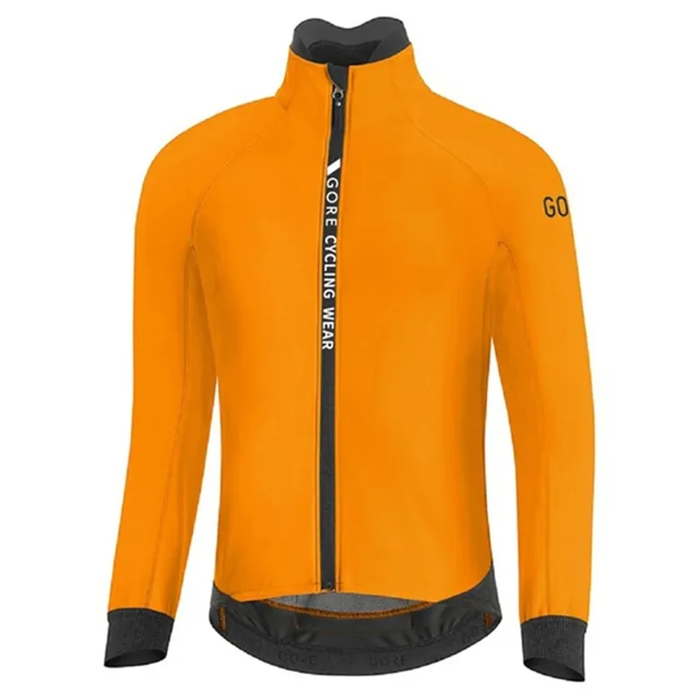 

GORE Cycling Wear Autumn Winter Thermal Fleece Cycling Jacket Men Long Sleeve Road Bicycle Clothes Mountain Bike Jersey Coat