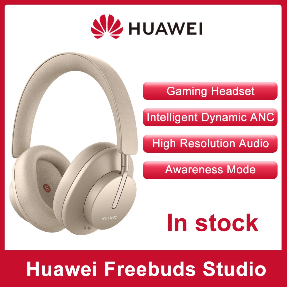 

Беспроводные наушники Huawei Freebuds Studio, аудиофил, Bluetooth наушники, игровая гарнитура с активным шумоподавлением