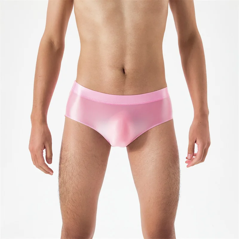 

Mens Sexy Panties Slip Briefs Glossy Tights Bikini Underwear Ultra-thin Shorts Comfortable Silk Briefs Gay Mens Sexy Underpant