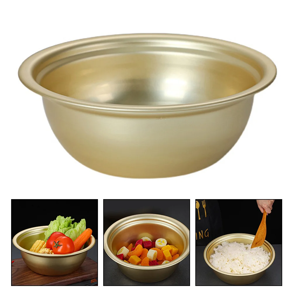 

Bowl Basin Bowls Mixing Soup Kitchen Serving Aluminium Dough Baking Cooking Storage Popcorn Nesting Salad Vegetable Thickened