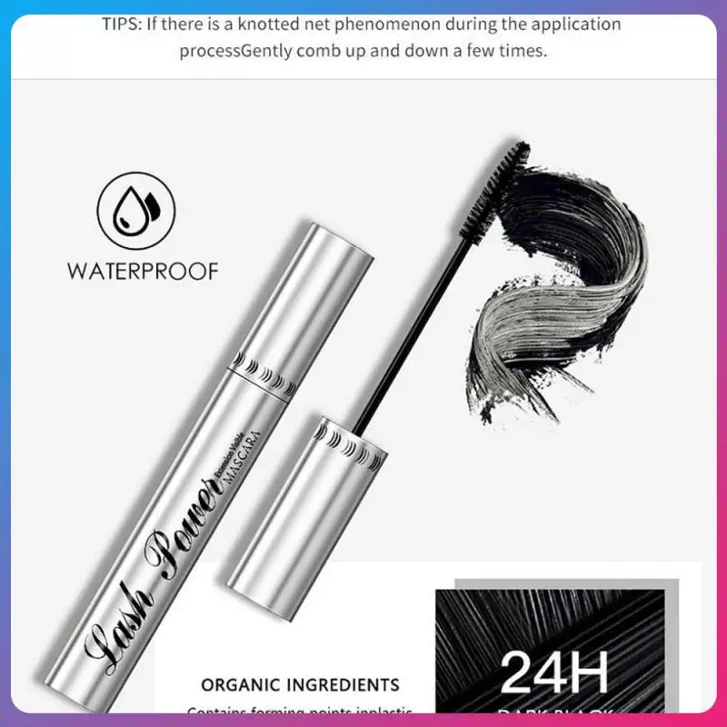 

No Smudge Waterproof Self-contained Fiber Base Cream To Create Long And Thick Eyelashes Quick-drying Formula Slender Eye Black