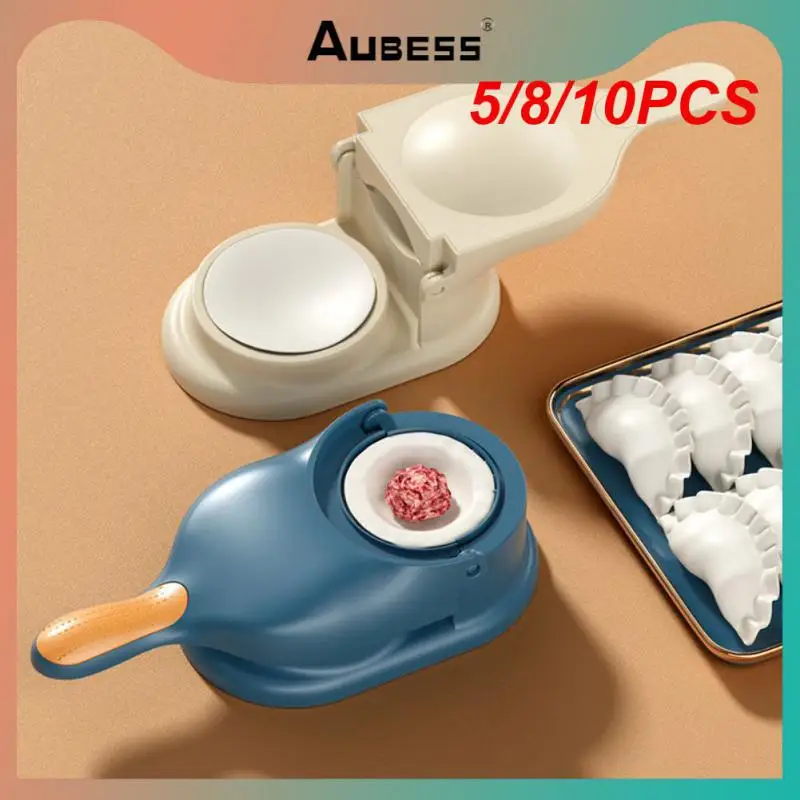 

5/8/10PCS Artifact Press 2 In1 Plastic Mold Dough Pressing Tool Food Grade Pp Dough Pressing Tool Portable