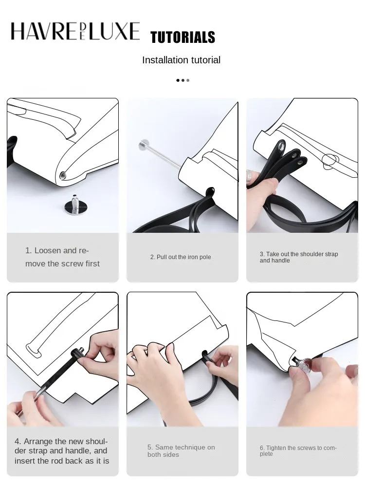 Herbag Wide Shoulder Strap Transformation Diy Replacement Crossbody Armpit Canvas Short Strap Single Buy Hardware Accessories