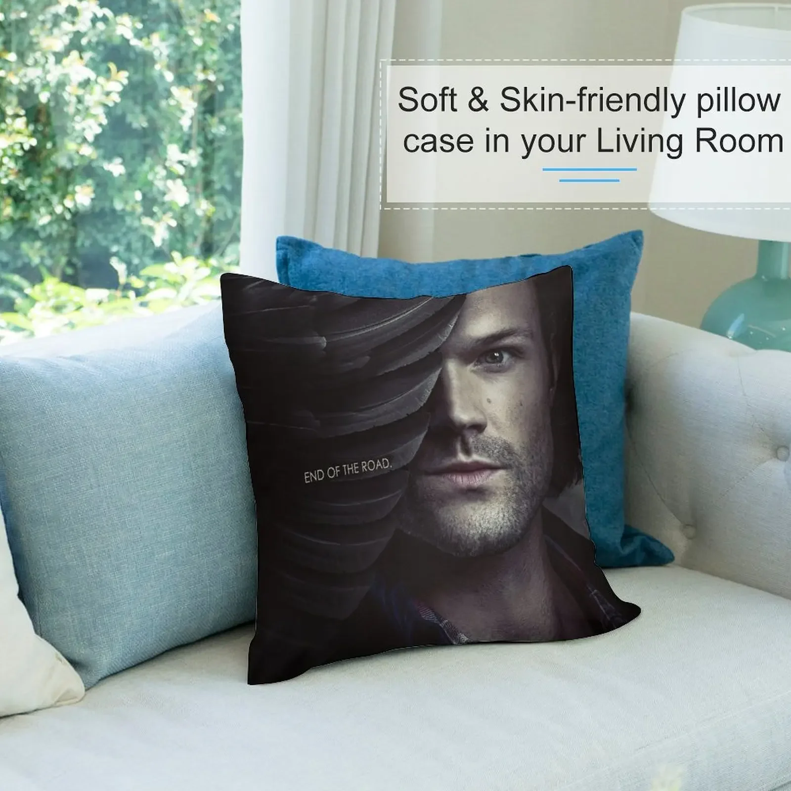 Сэм Винчестер Люцифер Крылья Пледы Подушка Чехлы Роскошные спальные подушки