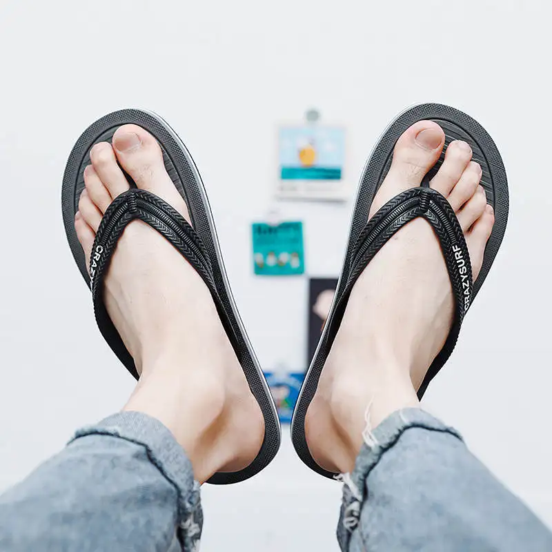 

Child Sandals High Tech Sneaker Slippers Non-Casual Leather Men's Beach Flip Flops Anti Slip Winter Shoes For Men Easy Tennis