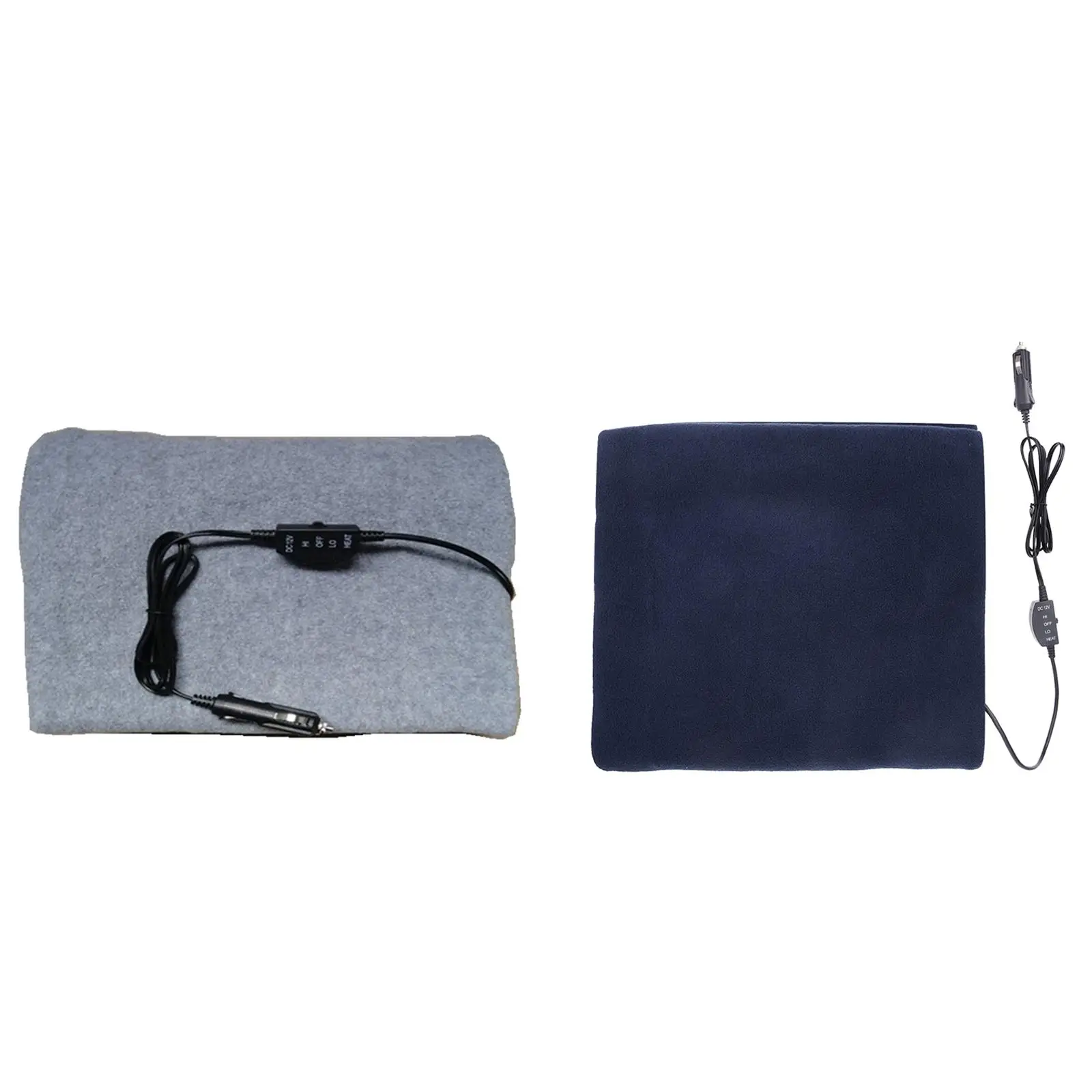 

12V Electric Car Blanket Fleece Travel Throw Warm Blanket for Automobile Car