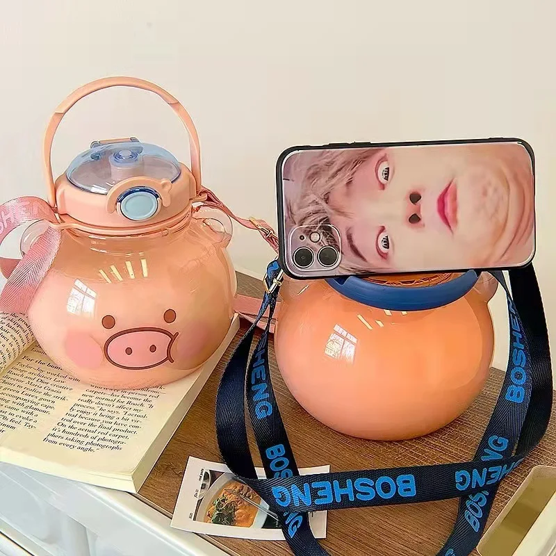 Л кружка с соломинкой Милая бутылка для воды девочек милый Бесплатная доставка