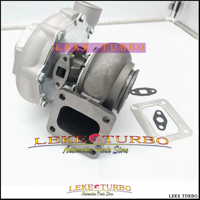 Oil Cooled T76 T4 V-Band Tur A/R 0.81 or 0.96 Com .80 A/R Racing Turbo Up to 600+ HP For V6 V8 Cars Above 3.0L 6/8 cylinder