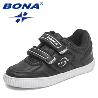bona 2022 new designers casual shoes sport fashion sneakers children breathable flat tenis vulcanized shoes boys girls boy girl