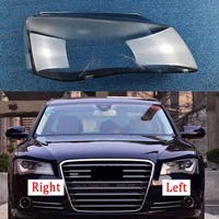 car front headlight lens cover auto headlamps lampcover transparent lampshades lamp shell for audi a8 2011 2013