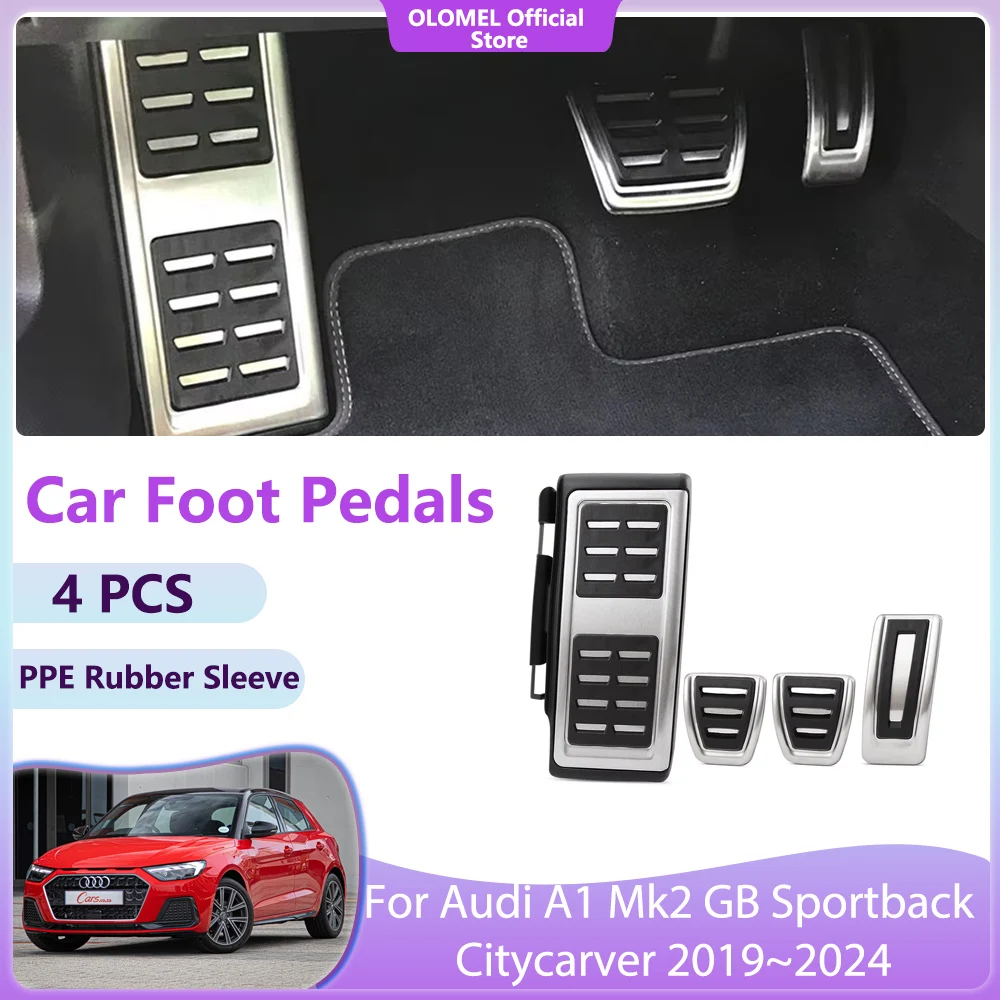 Для Audi A1 Mk2 GB Sportback Citycarver 2019 ~ 2024 автомобильная подставка для ног тормоза