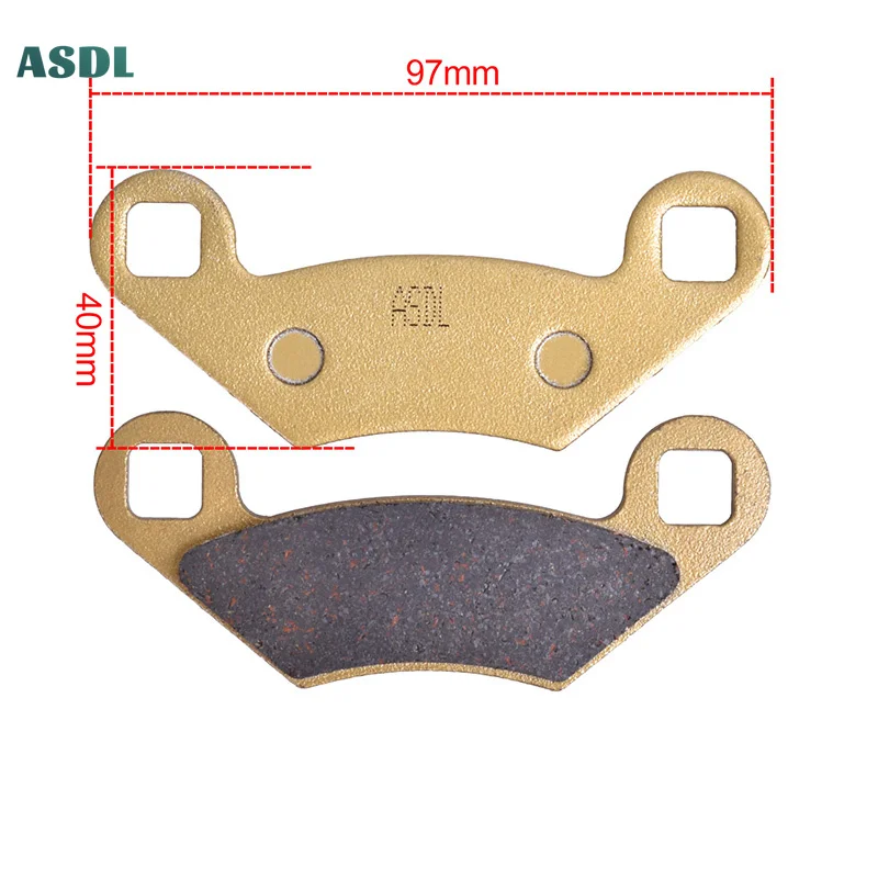 Передние и задние тормозные колодки для мотоцикла POLARIS Hawkeye 325 400 2015 Sportsman 2011-2014 570 EFI