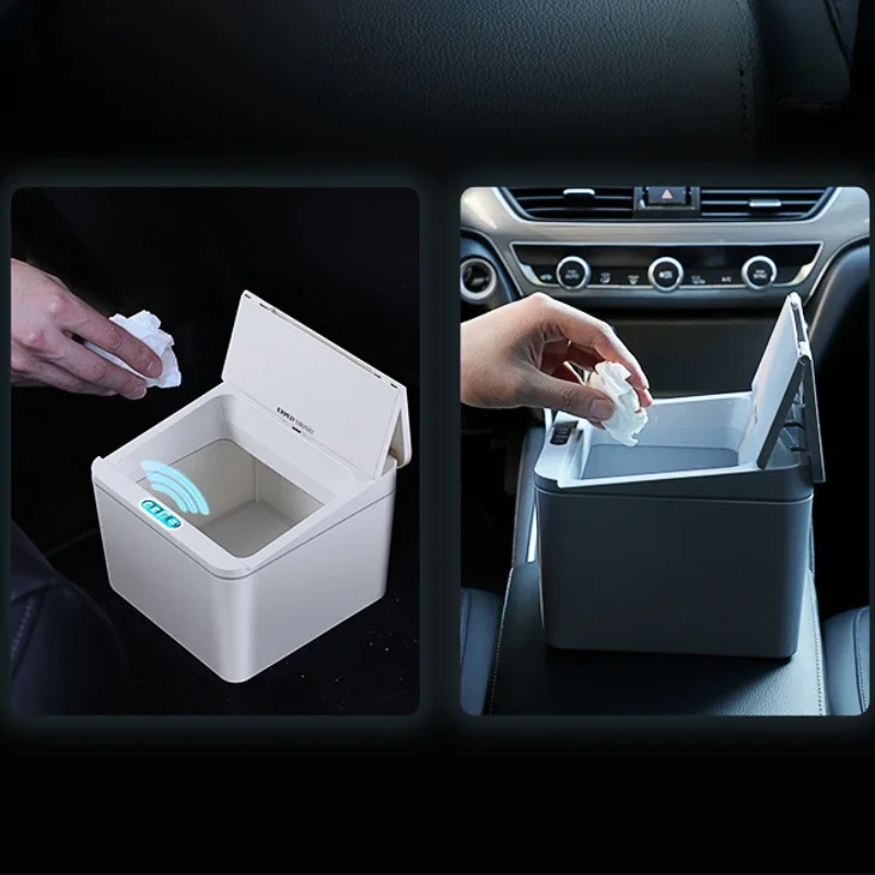 Индукционный тип умный настольный мусорный бак 6л для кухни мини-квадратный