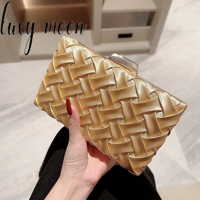 

Luxy Moon Dress Banquet Handbags Ladies Fashion Gold Clutch Purses Luxury Designer Women Evening Bags Z647