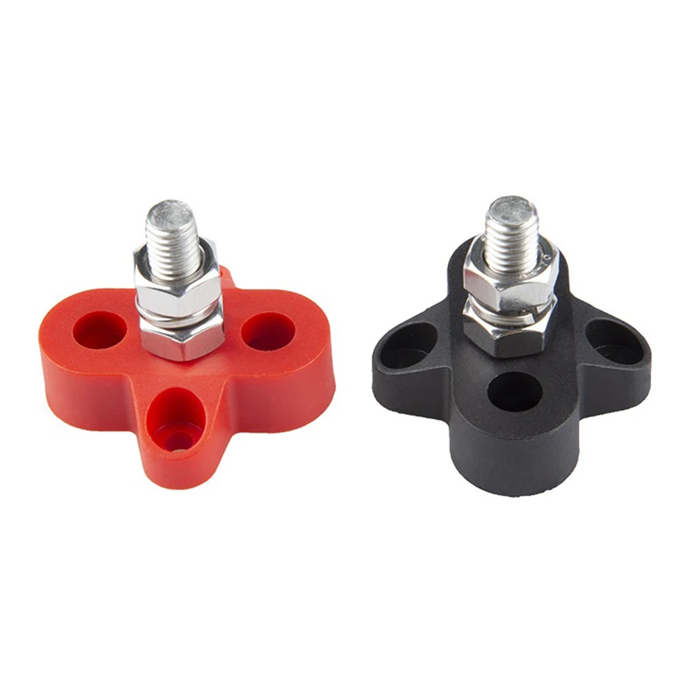 

Terminal Retrofit Tool DC 48V Single Bolt M8 Battery Accessories Usage Black/Red for Car RV Boat Truck Tool
