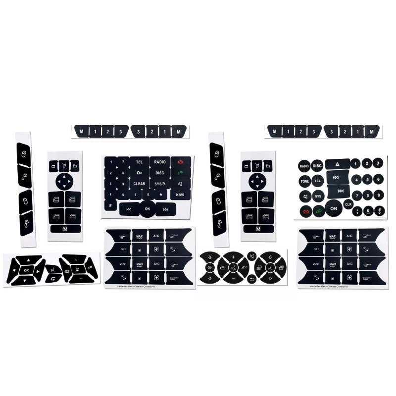 

Window Button Repair Decal Sticker for W218 W176 W246 X204 W204 S204 C204 R172 Drop Shipping