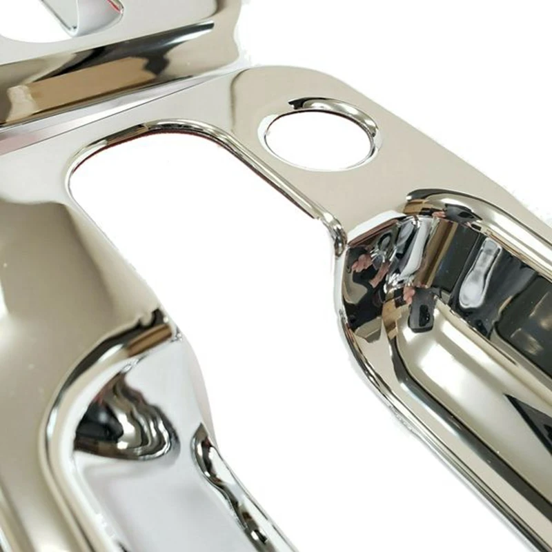 1 комплект передняя и задняя хромированная крышка для дверной ручки без