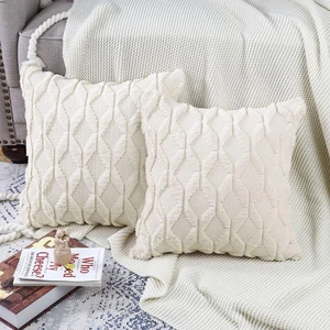 45*45 Decorative Pillows Nordic Home Decor Cushion Cover Plush Pillow Cover For Sofa Living Room Gro