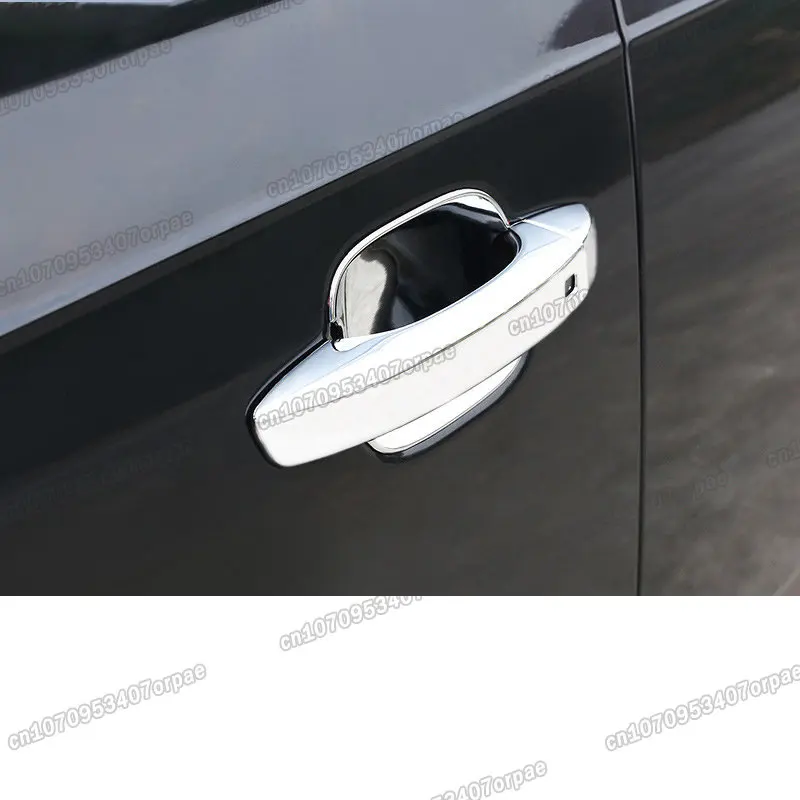 Накладка на дверную ручку из углеродного волокна для audi q7 2016 2017 2018 2019 2020 2021 2022 2023 sq7