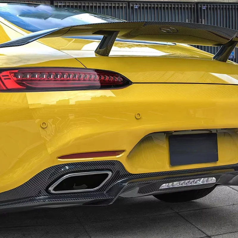 Фото Для GT GTS C190 Ver2: Высококачественный, самый продаваемый комплект обвеса из углеродного волокна – задний бампер, диффузор, спойлер №3