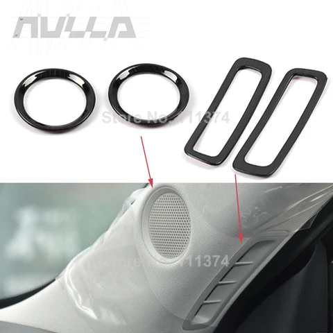 Для Mazda CX5 CX-5 2017 2018 2019 2020 2021 2022, внутренний динамик из нержавеющей стали, звуковое кольцо, декоративная крышка, аксессуары