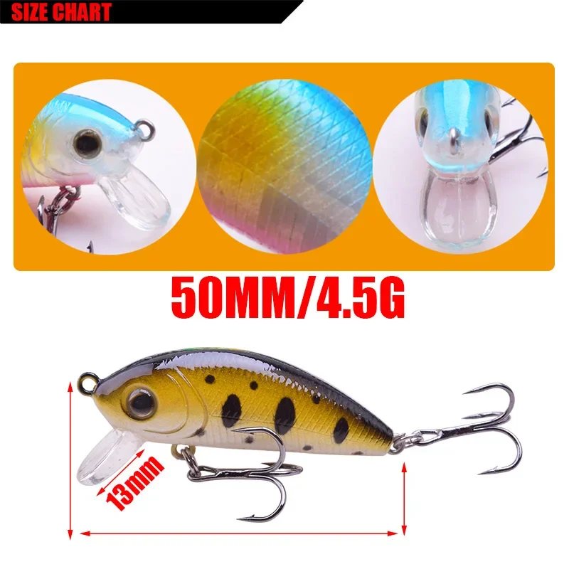 WDAIREN Жесткая приманка Minnow 50 мм 4 5 г