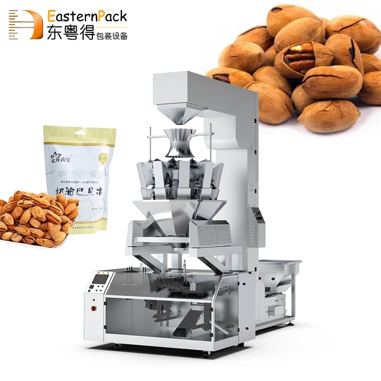 

Plastic Premade Bag Pouch Packaging Pet Food Machine Pack Dry Fruit Doypack Automatic Filling Multi-Function Packing Machines