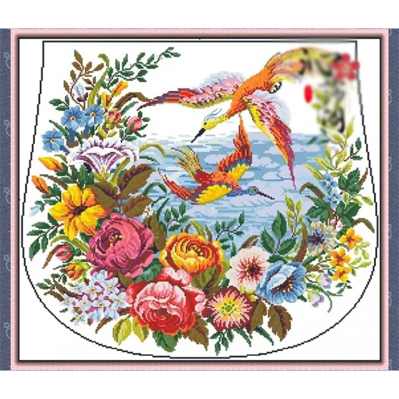 Набор для вышивки крестиком ZZ8378 сделай сам новый рисунок без принта