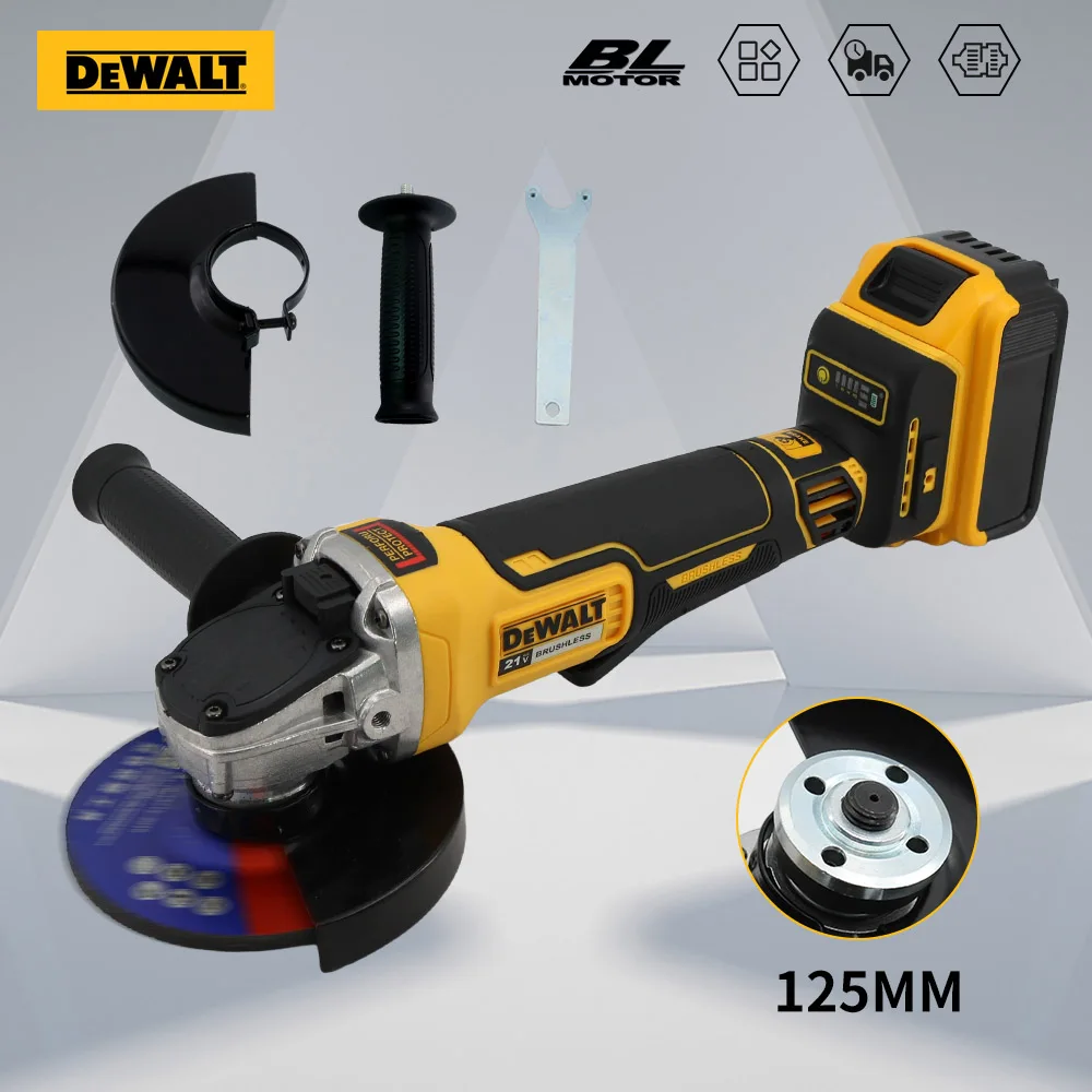 Беспроводная угловая шлифовальная машина DEWALT 125/100 мм беспроводная электрическая