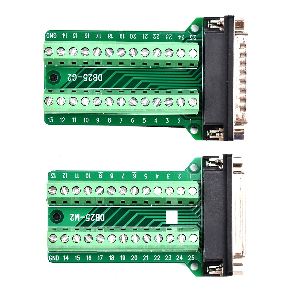 

DB25 25pin Adapter RS232 Serial Signals Terminal Module Interface Converter To Terminal DB25 Connector Male Female D sub