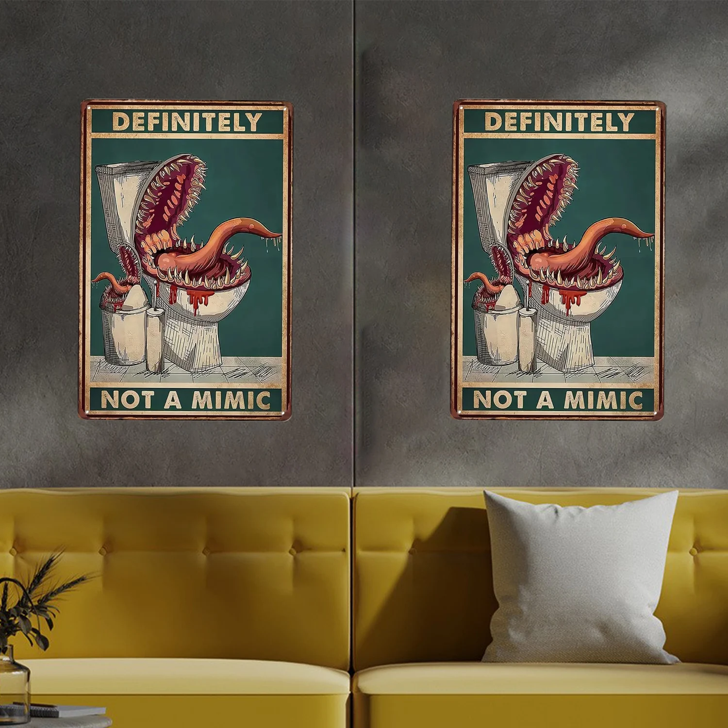 Металлические жестяные таблички ретро-плакат игра в кости Хэллоуин гостиная