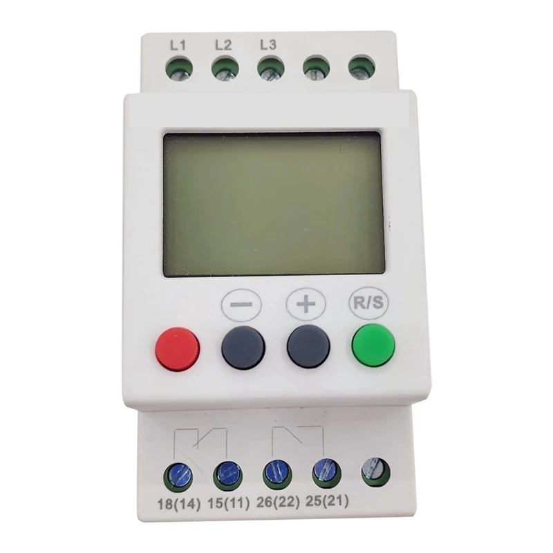 

1 Piece Adjustable Under Over Voltage Protector 3 Phase Din Rail Voltage Monitoring Protection Relay AC380V