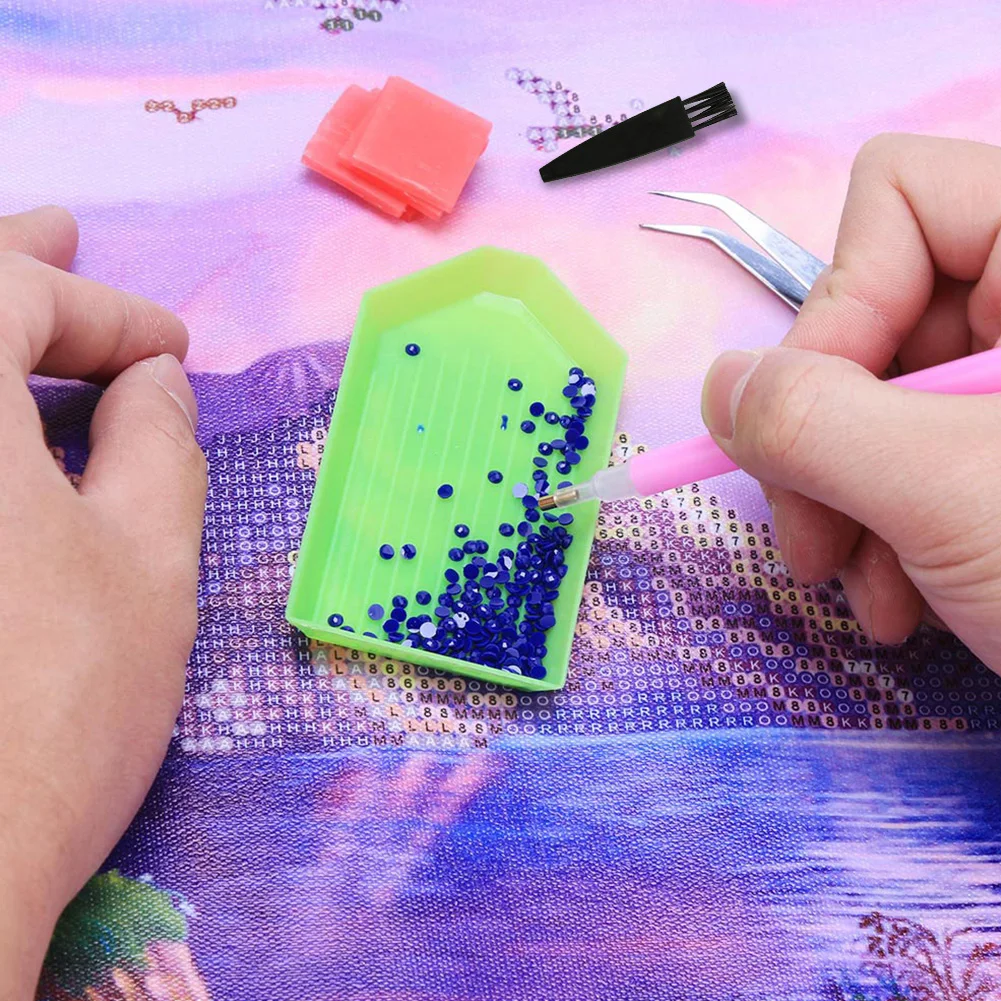 Инструмент для алмазной живописи точечные сверла щетки чистки DIY 5D Art Craft