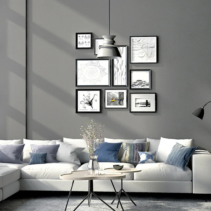 

Cement Gray Light Gray Wallpaper Advanced Dark Gray Modern Simple Northern European Plain Background Wall Wallpaper