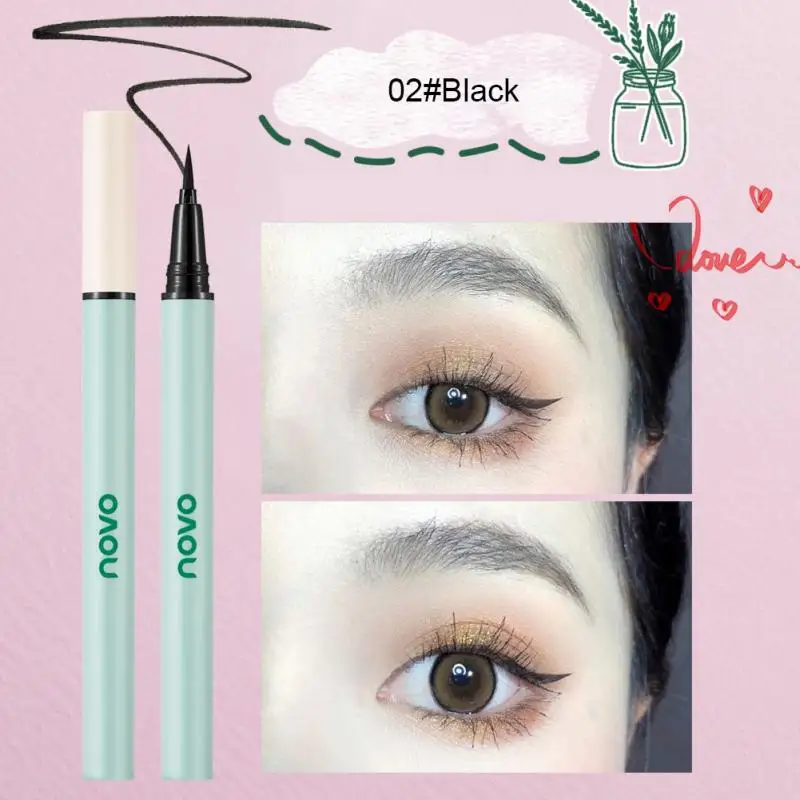 

Soft Smooth Eye Liner Liquid Eyeliner Pen Non-smudge Eyeliner 1pcs Waterproof Eyeliner Fast Quick Dry Cosmetics Eyes Makeup