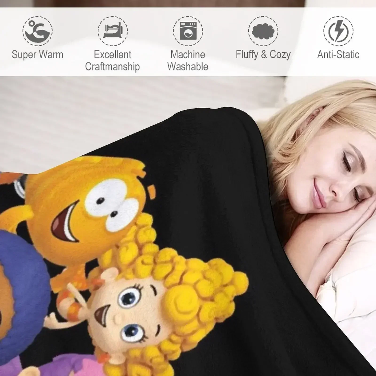 Идея подарков для пузырьковых гуппи наклейка рождественское одеяло