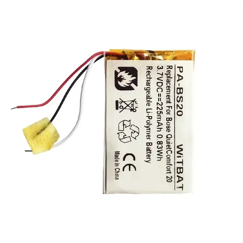 Аккумулятор AHB 372235 PST 225 мАч GPS Mp3 Автомобильный видеорегистратор PR- 452035 Bose QC20 для