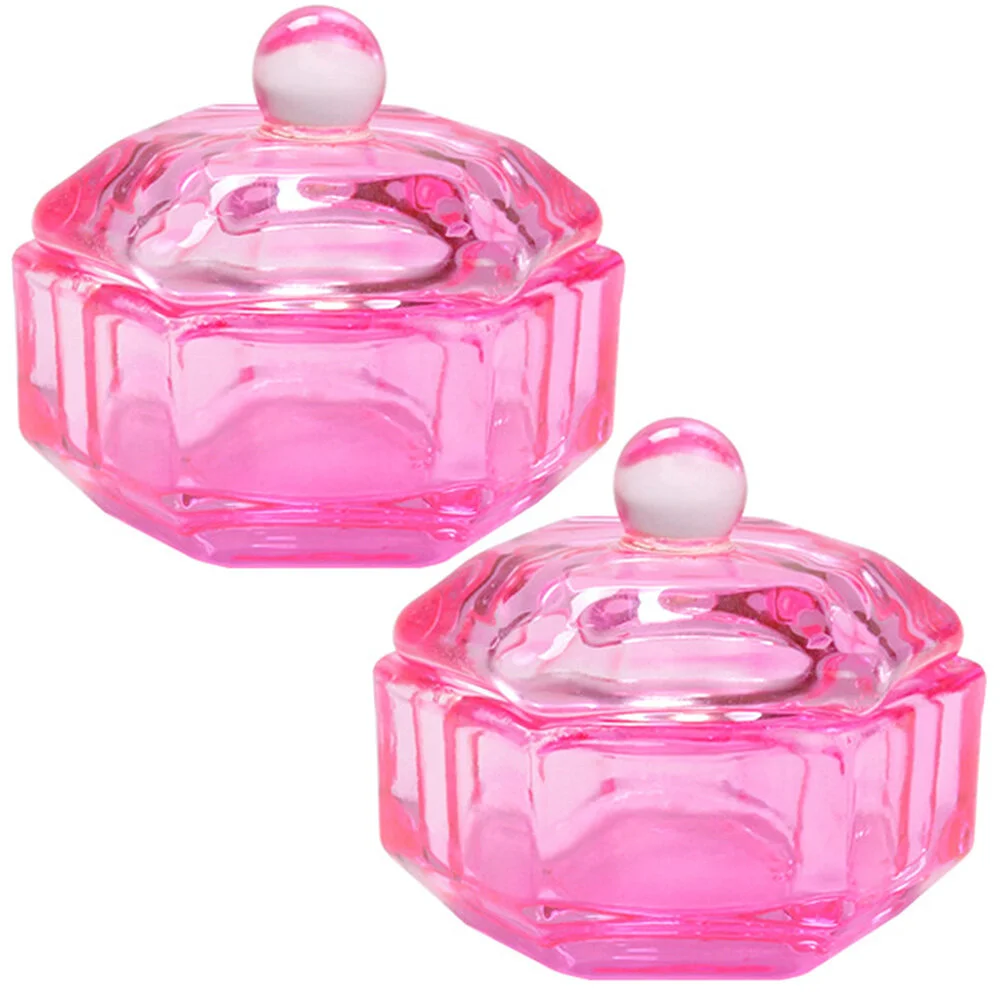 

2 шт., стеклянные колпачки для очистки ногтей