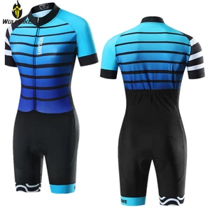 WOSAWE Summer Womens Triathlon Cycling Shorts Jumpsuit Padded Bicycle Underwear MTB Bike Mountain Racing Downhill Underpants
