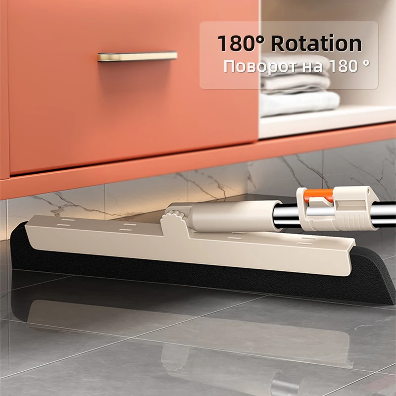 Швабра силиконовая сменная с 3 головками Волшебная Веник для мытья окон