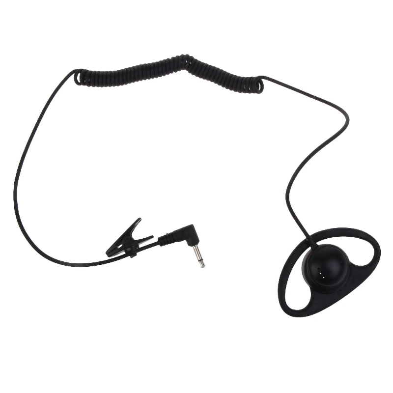 

High-performance Walkie-Talkie Headphone 3.5mm-pin Receiver/Listen Only Easy Connection 55cm/21.7-inch for Dropship