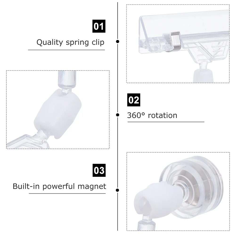 4 шт. магнитные зажимы для визитных карточек |