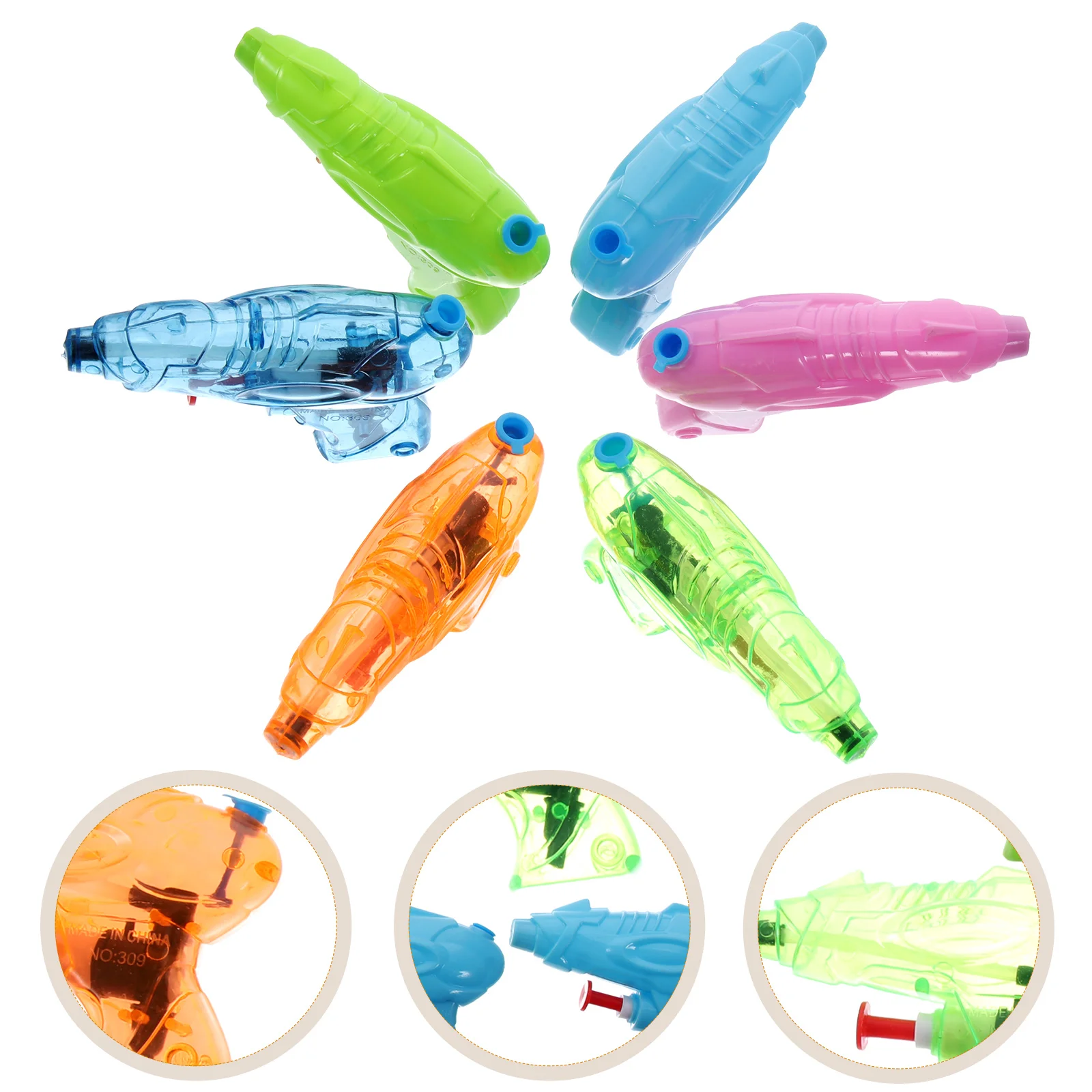 

12 Pcs Mini Water Toy Kids Spray Squirt Play Toys Plastic Shooter Baby