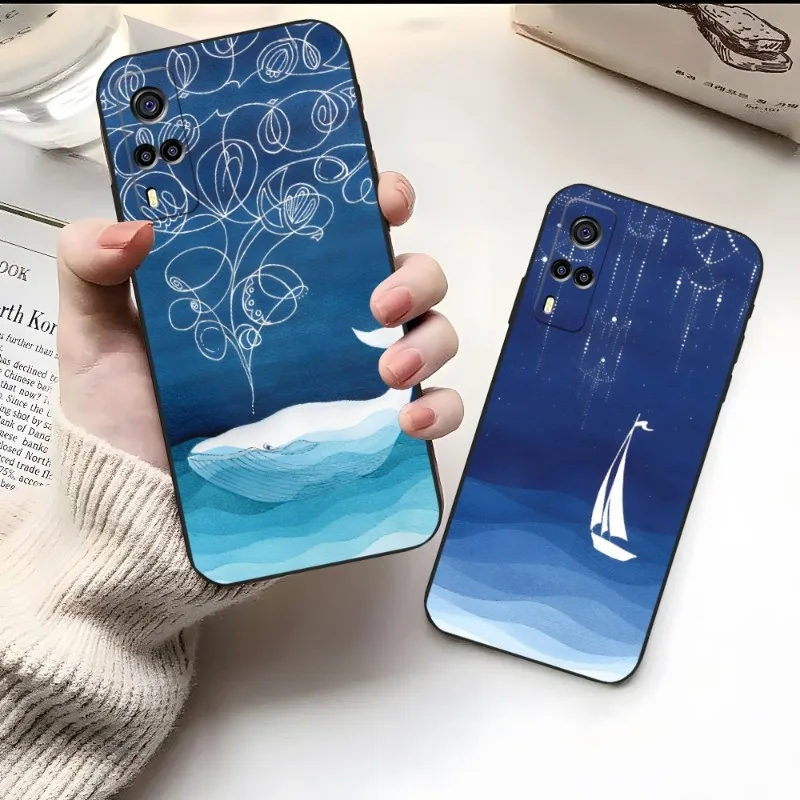 

Fairy Tale The Sea Phone Case For VIVO Y31 IQOO U5 U5x 9 V21e Y31s V23 Y73 Y33s Y21 Y76 Y15s T1 X60 X70 X80 Pro Plus Cover