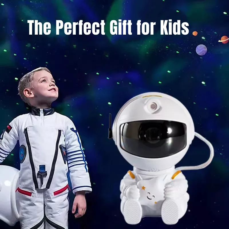 Astronaut Star Projector Starry Sky Projector Galaxy Lamp Night Light For Decoration Bedroom Home Decorative Children Gifts