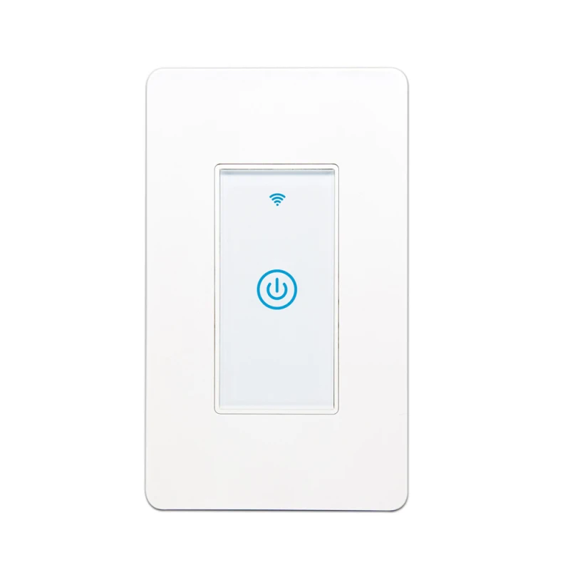 

Tuya Wifi Light Switch 1 Gangs Remote Control Voice Control Smart Life App No Hub Required Support Alexa Google Home Timing