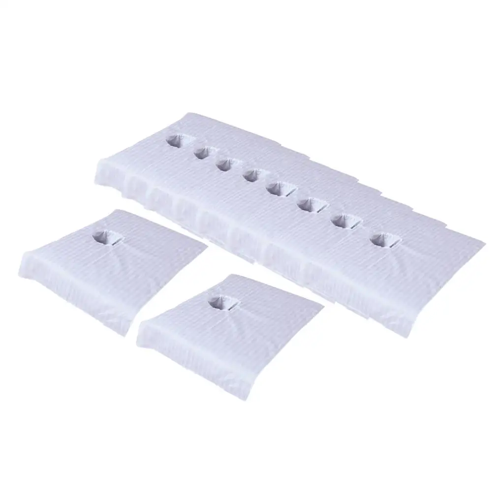 10x Comfortable Cotton Spa Massage Tin Beauty Bed Facial Hole images - 6