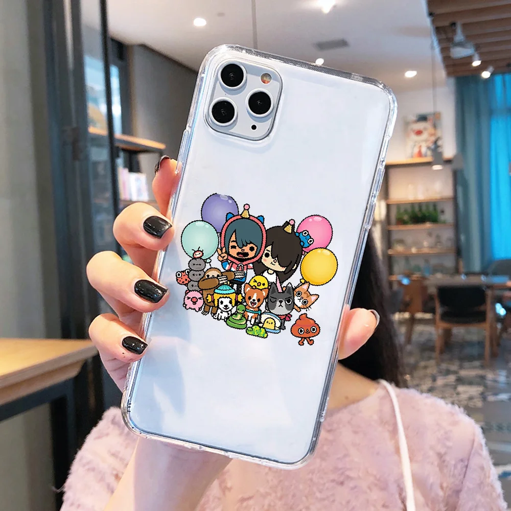 Чехол Toca Life world для телефона Xiaomi Mi Max Note 3 A2 A3 8 9 9T 10 Lite Pro ультрапрозрачный 3D чехол