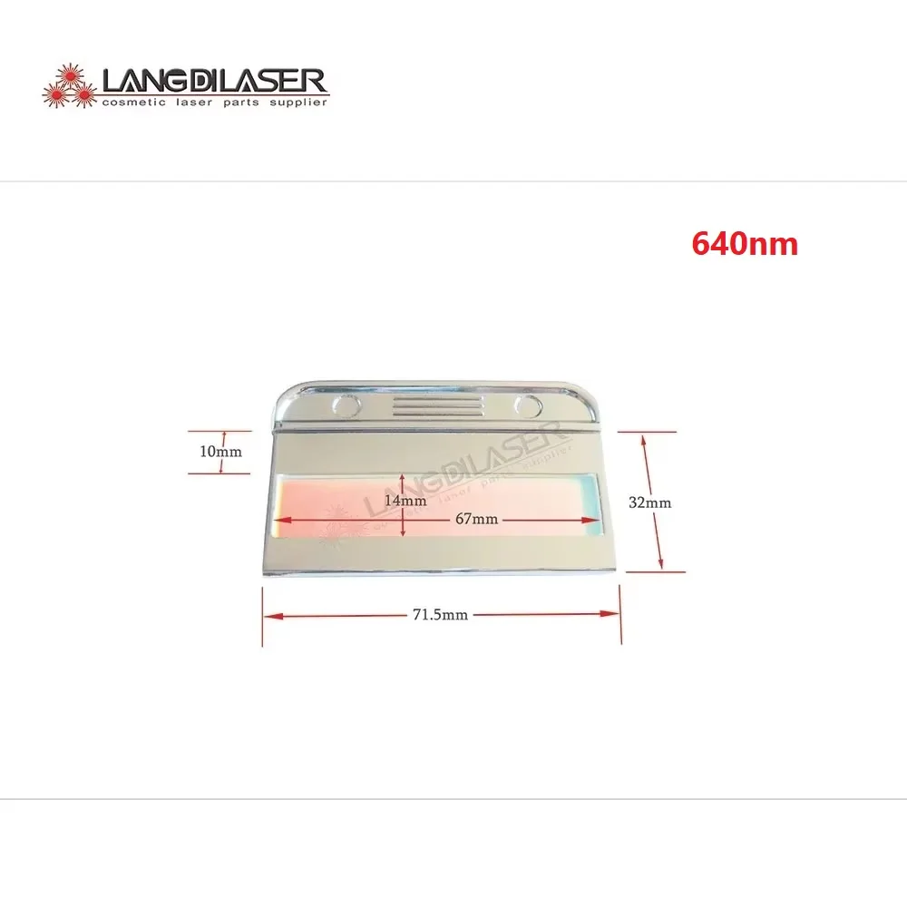 

Фильтр IPL с длиной волны: 430 нм/480 нм/510 нм/530 нм/560 нм/590 нм/610 нм/640 нм/690 нм/750 нм